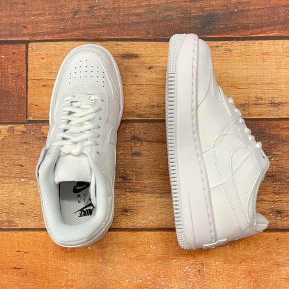 Nike Women's Air Force 1 Shadow (Triple White) - Picture 6 of 10